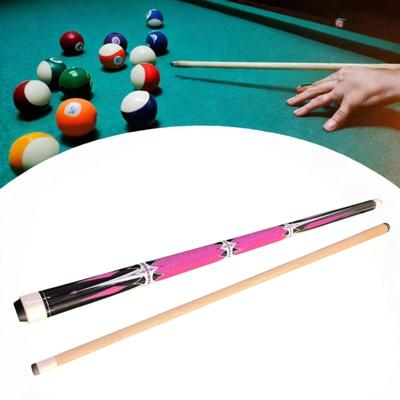 Palo de Billar Pool 1/2 Dividido en Madera para Regalo de Esposo Multifuncional Fácil de Instalar Resistente 57 pulgadas de Largo Desmontable