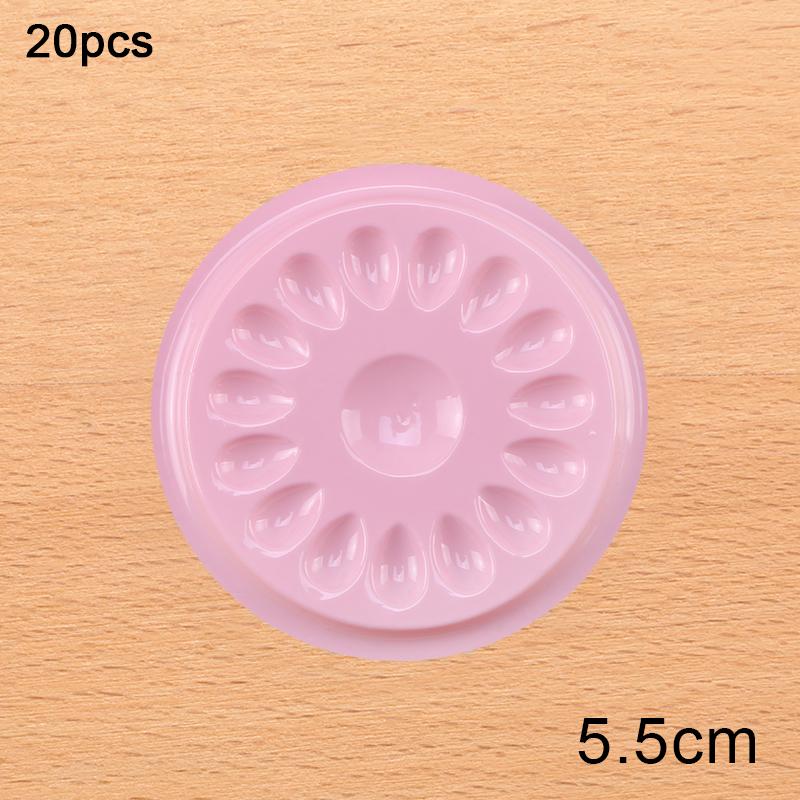 Wholesale Glue Gasket Eyelash Glue Holder Adhesive Pallet Eyelash Extension Glue Pads Stand On Eyelash Plastic Makeup Tools