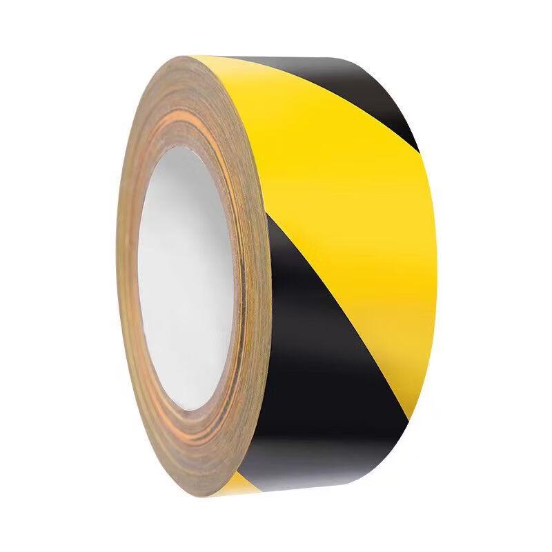 Black  Yellow PVC Hazard Warning Tape
