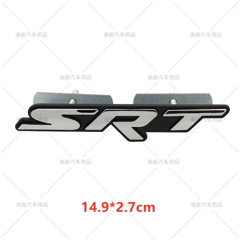 

3D Metal SRT Grill Badge Emblem Car Stickers For Charger Ram Viper Magnum Caliber Journey Car Styling Auto Accessories чорний