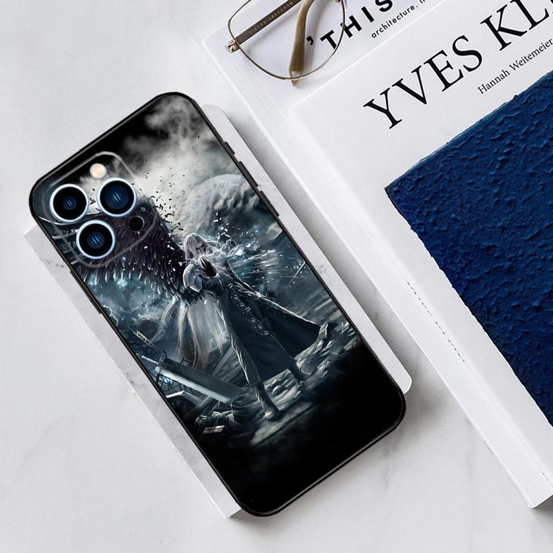 Final Fantasy Sephiroth Case For iPhone 17 Air 15 14 13 12 11 16 Pro Max Mini 16 15 Plus 16e Funda Silicone Cover