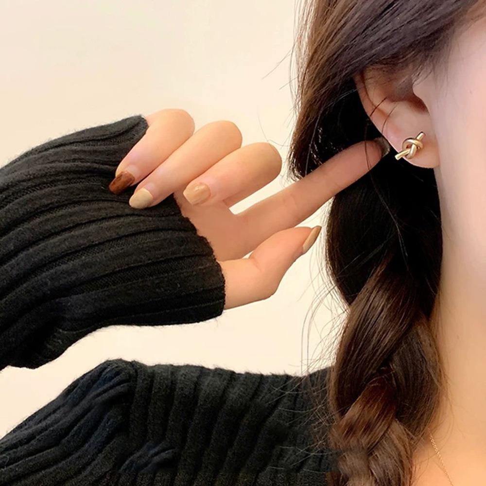 Stainless Steel Bracelets Vintage Fashion Woven Twist Texture Bangles for Women Zircon Statement Streetwear Goth Gifts
