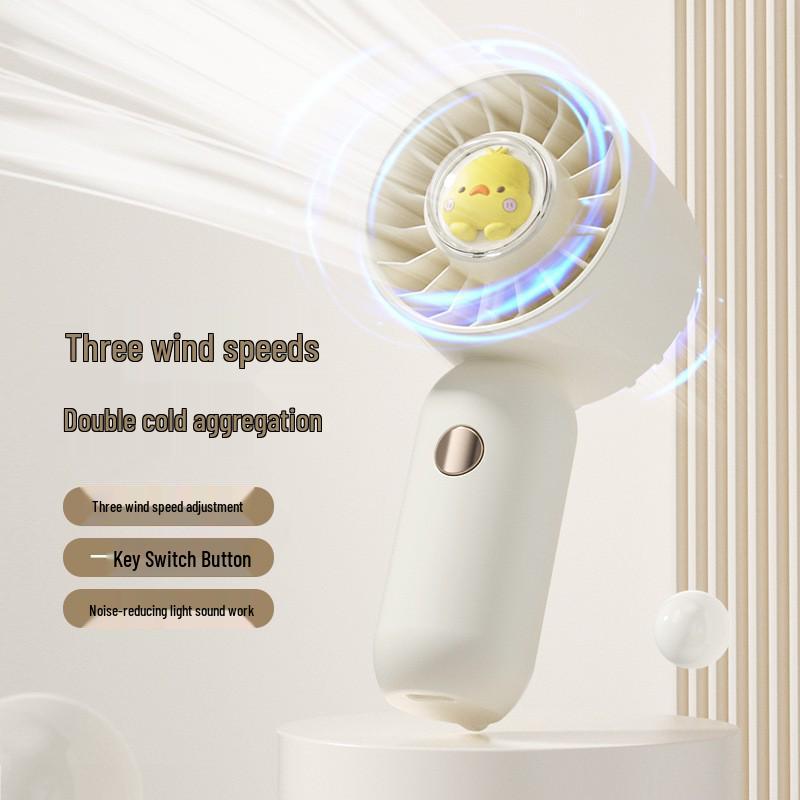 USB Rechargeable Mini Desktop Handheld Fan