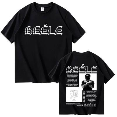 Rapper Beele Fashion Album Merch Mens High Quality Short Sleeve Tshrits Pop Hip Hop Tee  Streetwear Cozy Tshrits Gothic Clothes