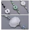 Chinesischer Hanfu Anhänger Retro Quasten Taillenanhänger Imitation Jade Kleidungsschmuck
