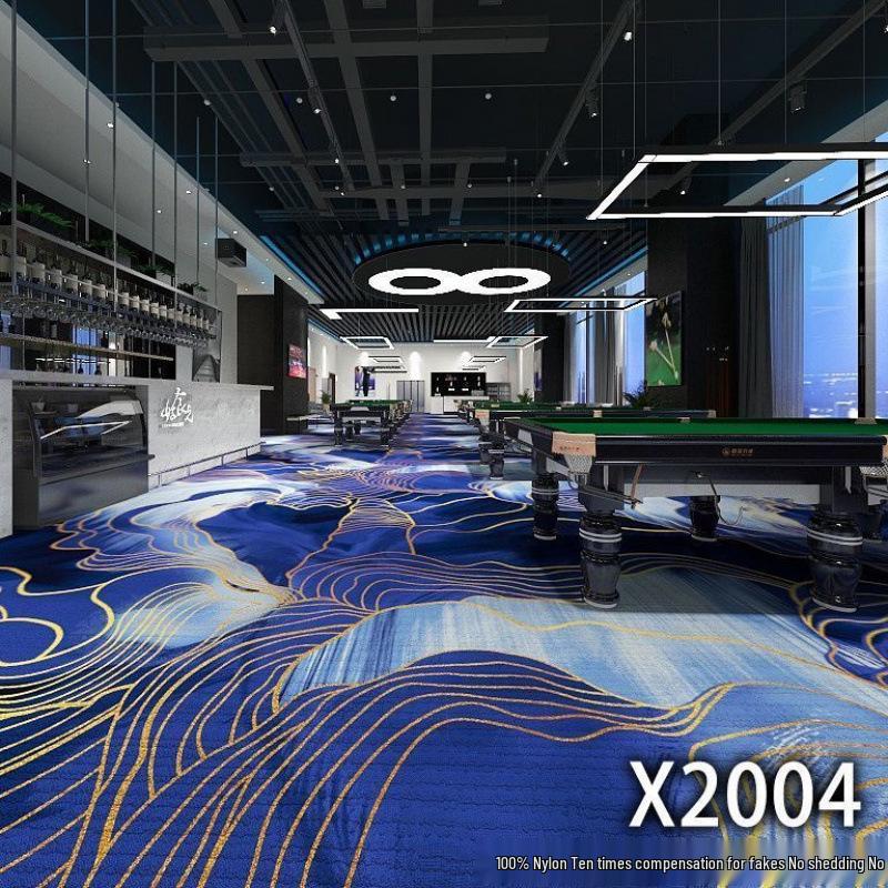Billiard & Table Tennis Room Carpet - Full Coverage, Wear-Resistant, Flame Retardant, Soundproof