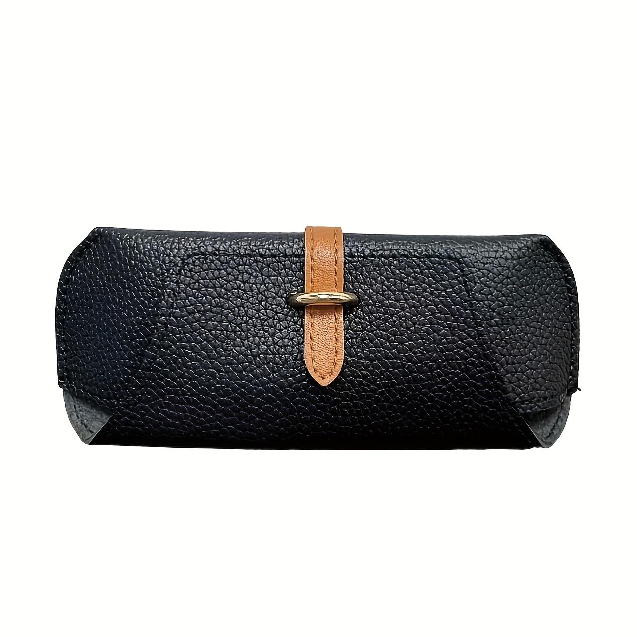 

Bag Hanging Retro Exquisite Glasses Case Portable Protective Cover Essential Glasses Pouch for Women чёрный