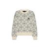 MLB Plaid Print Casual Long Sleeve Sweatshirt Women Sweatshirt Off-White 3FKPM0134-50CRD