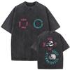 Harry Styles Together Tour Vintage-Waschung T-Shirt Herren Damen Popmusik Mode Übergroß Baumwolle Grafik-T-Shirt Streetwear