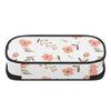 Pen Case 300D Polyester High Capacity Easy Open Zipper with Mesh Divider Pen Holders and Large Main Compartment for Everyday Study