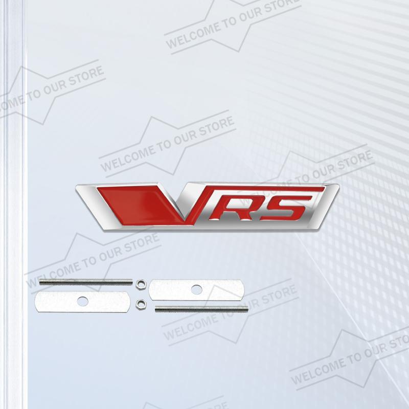 xnapd1 Car Styling New VRS Emblem Body Trunk 3D Metal Grille Badge Stickers Decal For Octavia Enyaq RS Elroq Kushaq Citigo Superb Scala