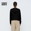 BENLAI Women's 2025 Spring Hooded Short Knit Cardigan