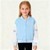 Kids Printed Baseball Jacket Casual Loose Fit Outerwear for Boys and Girls