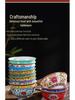 Jingdezhen Ceramic Rice Bowl: High-Foot, Enamel Color, Longevity Design