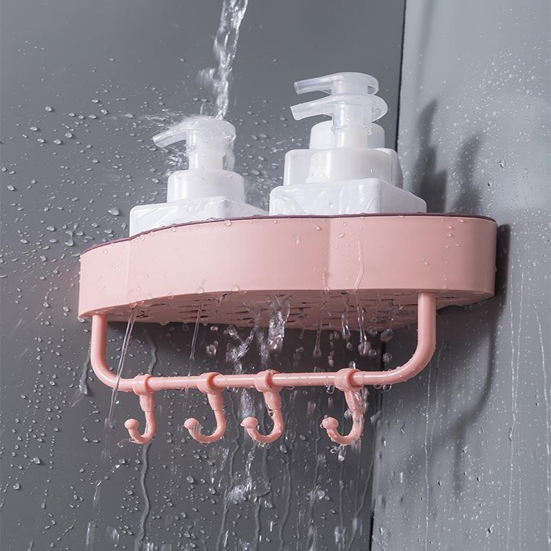 Free Punch Corner Racks Bathroom Tripod Kitchen Toilet Bathroom Wall Hanging Wall Dormitory Storage Rack