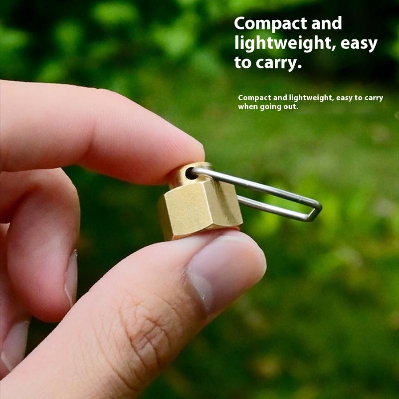 1Pcs Flat Anti-Leak Gas Tank Plug Liquefied Gas Connection-Line Blocking Cap for Outdoor Camping Stove Safety Accessory
