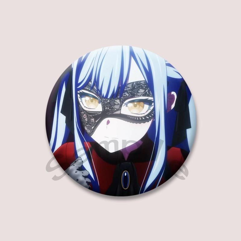 Bang Dream Ave Mujica Cartoon Badge Anime Character Sakiko Togawa Uika Misumi Lapel Pins Kawaii Manga Brooch for Bag Decor Gifts