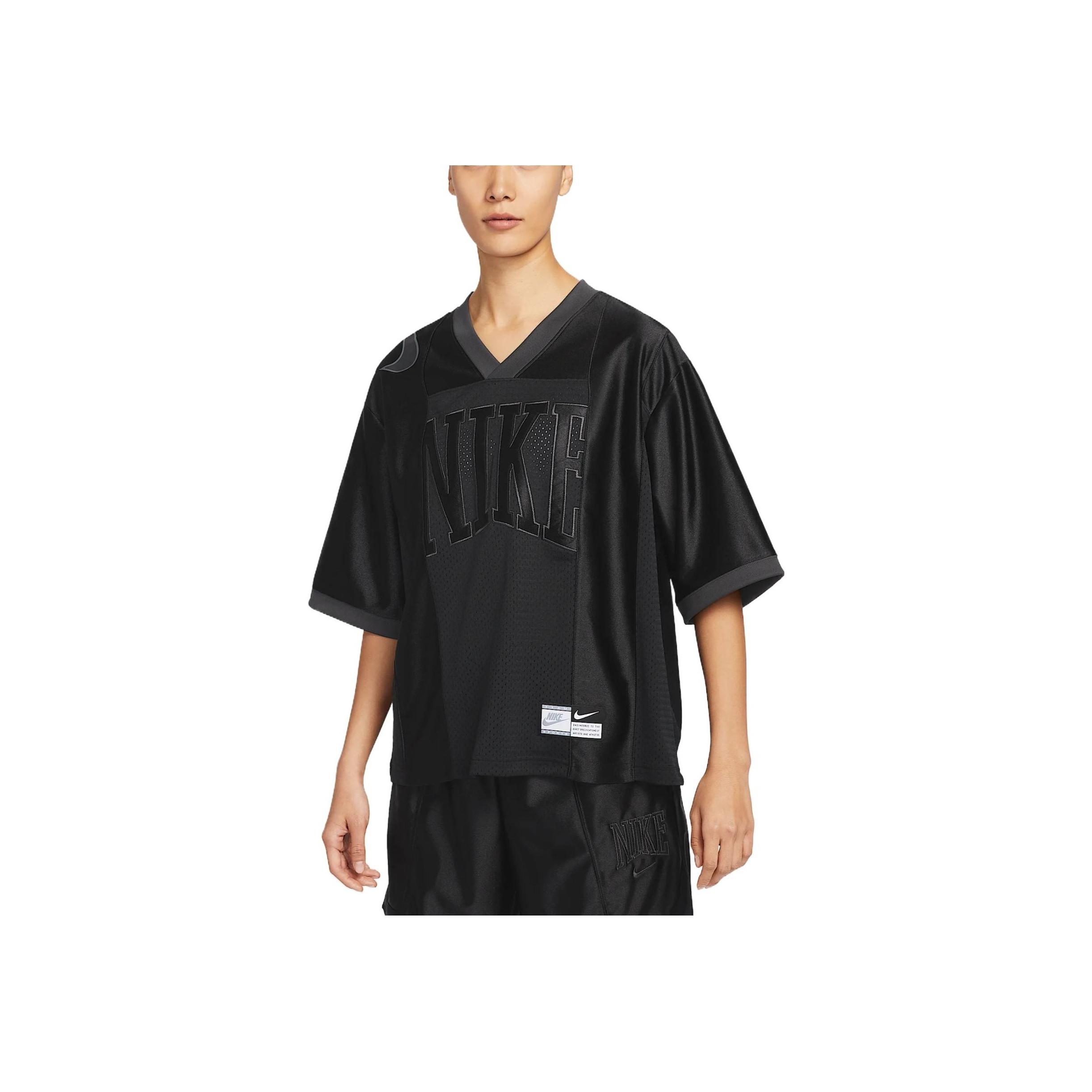 

Nike Sportswear Уличная Удобная Модная Универсальная Футболка с Коротким Рукавом Женские топы Черный HJ0281-010 M