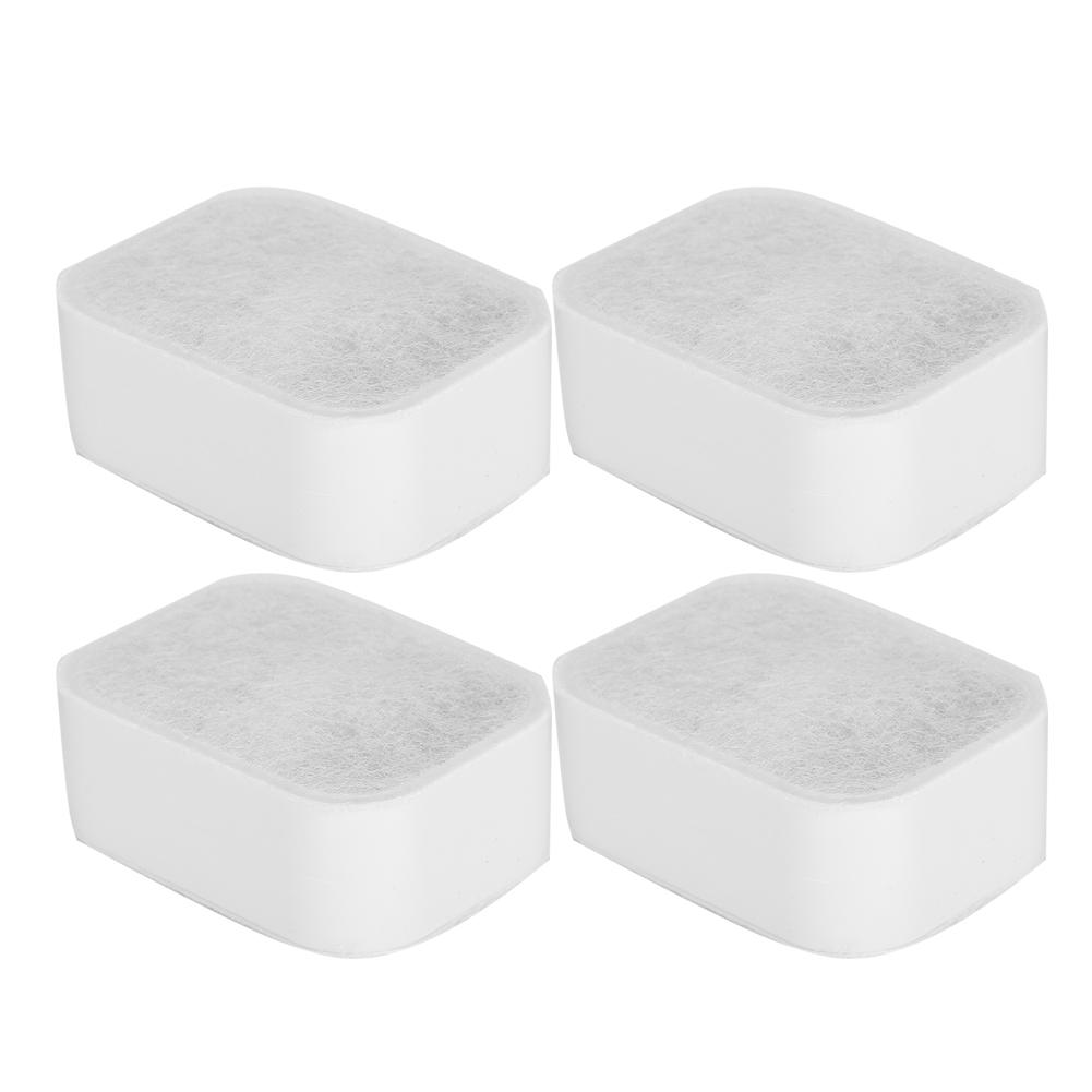 4pcs Pet Fountain Replacement Filters Activated Carbon Filter for Cat Dog Water Feeder(Lotus Filter