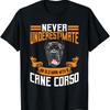 Cane Corso Motief Voor Mannen Italiaanse Mastiff T-shirt