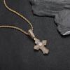 Hip Hop Kreuz Anhänger Zirkon Halskette Accessoires Beliebter Personalisierter Schmuck Herrenanhänger