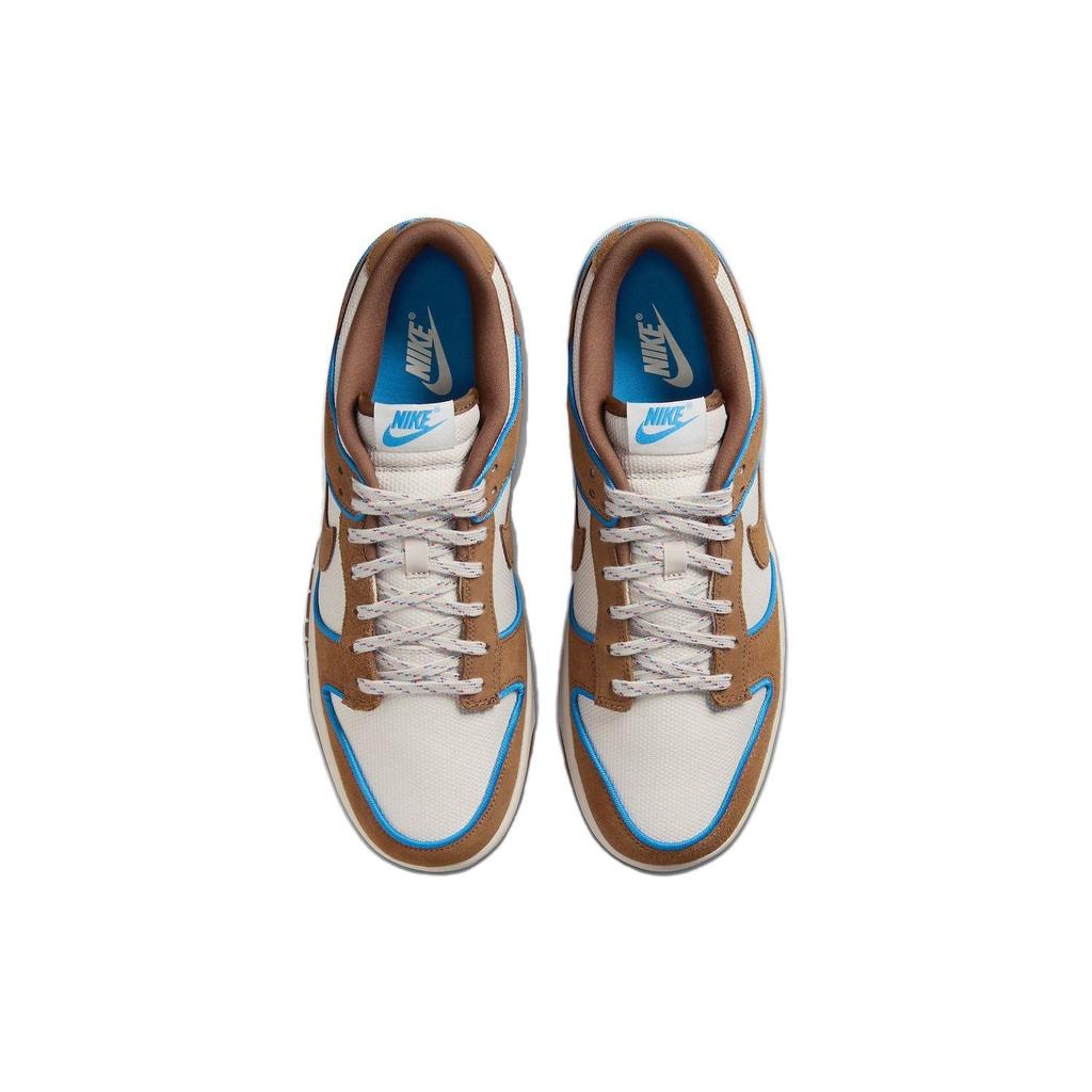 Nike Dunk Low Premium Light British Tan Men Sneakers Brown Light-Orewood-Brown Photo-Blue FN5825-100