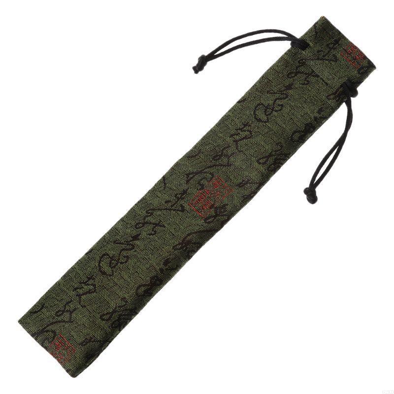 62KD Chinese Decorative Folding Hand Fan Bag Dustproof Holder Prote