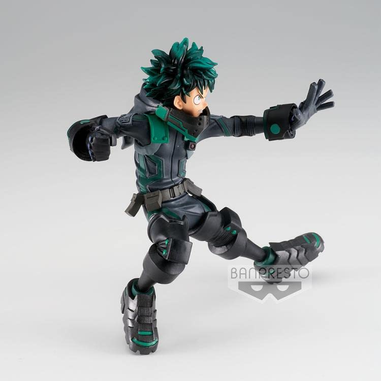 BANPRESTO My Hero Academia Izuku Midoriya - Amazing Heroes WHM Black, 15 cm