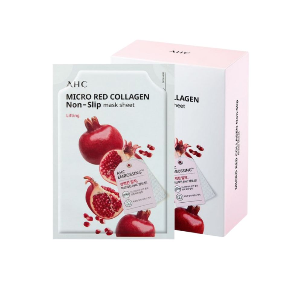 A.H.C Micro Red Collagen Skin-Fit Mask Sheet 33ml - 10 Sheets (1 Box)