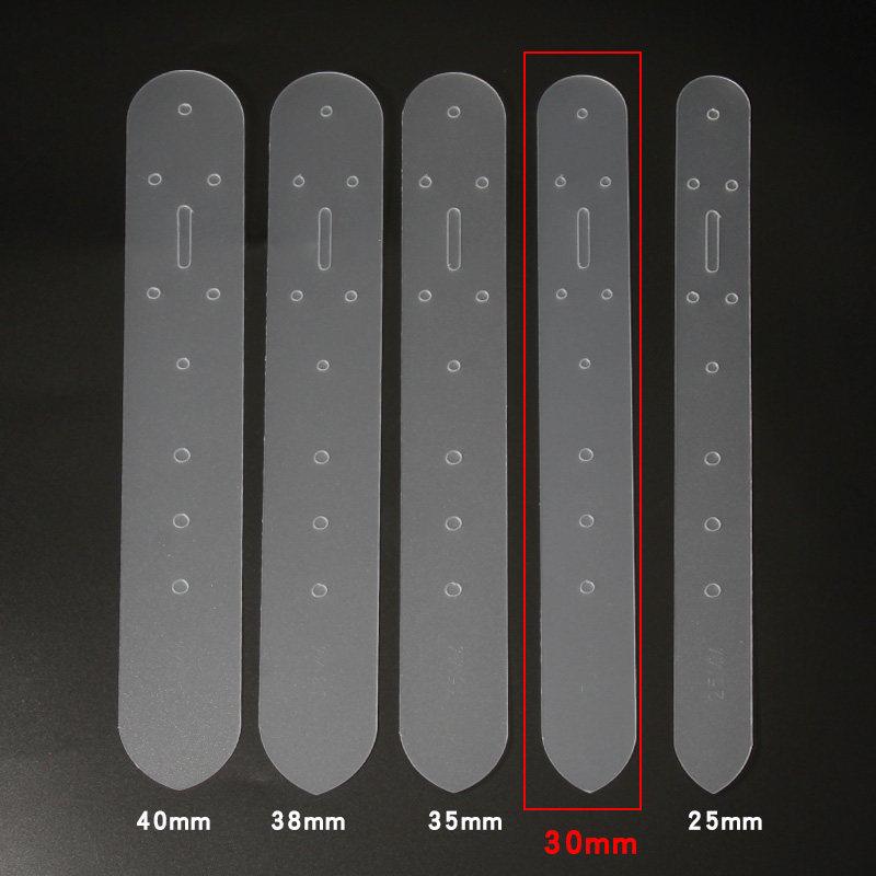 DIY Handmade Leather Belt Punching Template with Positioning Diagram - 5 Specifications Leather Strip Module