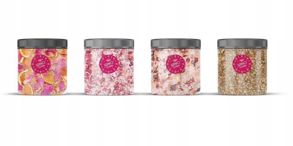 Sól himalajska do kąpieli Jaśminowa - 500g olejek eteryczny jaśmin płatek