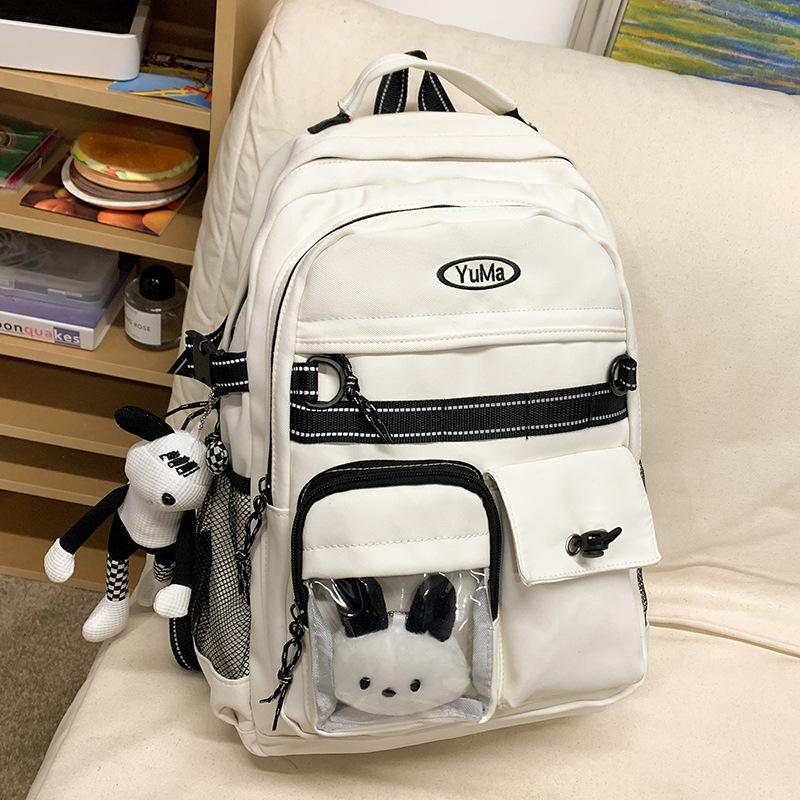 Children's Schoolbags Elementary School Students  Girls Junior High School Students  High School Pain Bags Multi Layer