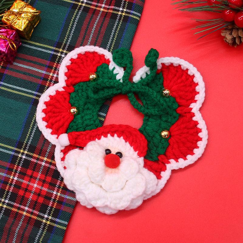 Christmas Gear Shift Collars Carbon Fiber Protective Cover Universal Manual Shift Lever Cartoon Collars Car Interior Accessories