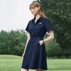 FILA Heritage Utility Skirt Simple Classic Retro Casual Fashion Versatile Comfortable Woven Short Sleeve Dress Women dresses F51W628301FNV