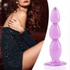 Suction Cup Anal Plug Beaded Wave Men Pulling Beads Gay Supplies Sex Tool Stick TPE Smooth Adult Product