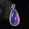 19.65 Ct Certified Natural Australian Opal 925 Sterling Silver Pendant Best Gift