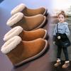 2025 Winter Girls' Thick Cotton Lambswool Boots - Warm, Short Martin Style for Mid-to-Large Children