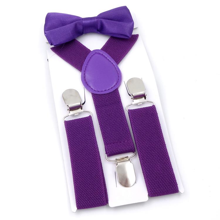 Kinder Mode Hosenträger Set: Trendige Hosenträger und Fliege für Kinderaufführungen