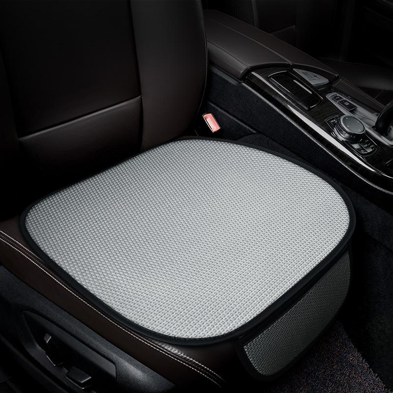 Non-Slip Car Seat Pad for Summer Breathable and Refreshing Anti-Slip Cotton Car Seat Covers, Ice Silk Cooling Car Seat Covers