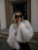 Women's High-End Faux Fur Pullover Coat - Autumn/Winter Versatile Short Style