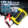 LCD Display Full Automatic Car Battery Charger Power Pulse Repair Chargers Lead Acid Smart Battery Charger