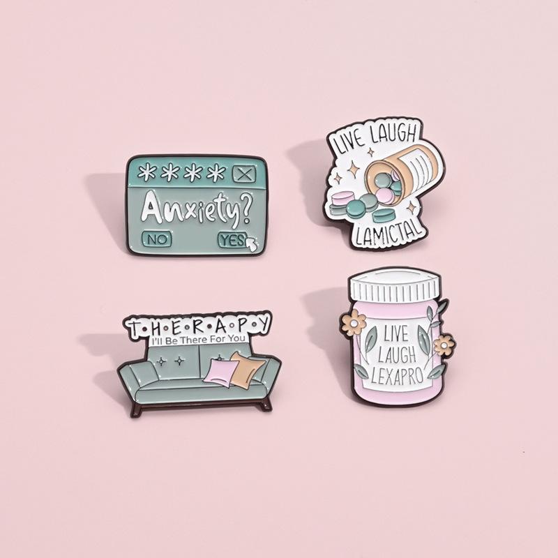 Brooch Alloy Trendy Featuring Adorable Cartoon Figures For Decorative And Functional Use