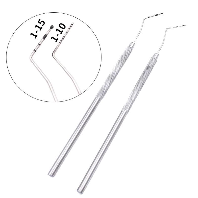 Dental Graduated Periodontal Probe High Quality Tainless Steel Dentist Instrument Tool 1-15 1-10