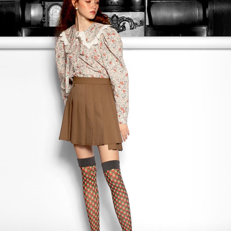 Romantic tiger Tiger eye knee high stockings