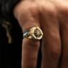 1 Modischer Nordstern Kompass Ring, Silber Gold Ästhetischer Schmuck für Herren, Tägliches Tragen, Feiertagsgeschenk