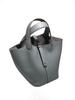 Genuine Leather Women's Bucket Bag - TOGO Cowhide Casual Fashion Handbag