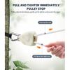 Retractable Travel Clotheslines,Pulley Adjusts Length,Sun-Proof Cruise Clothing Line Outdoor for Camping,Portable Laundry Line Cloth Drying Rope