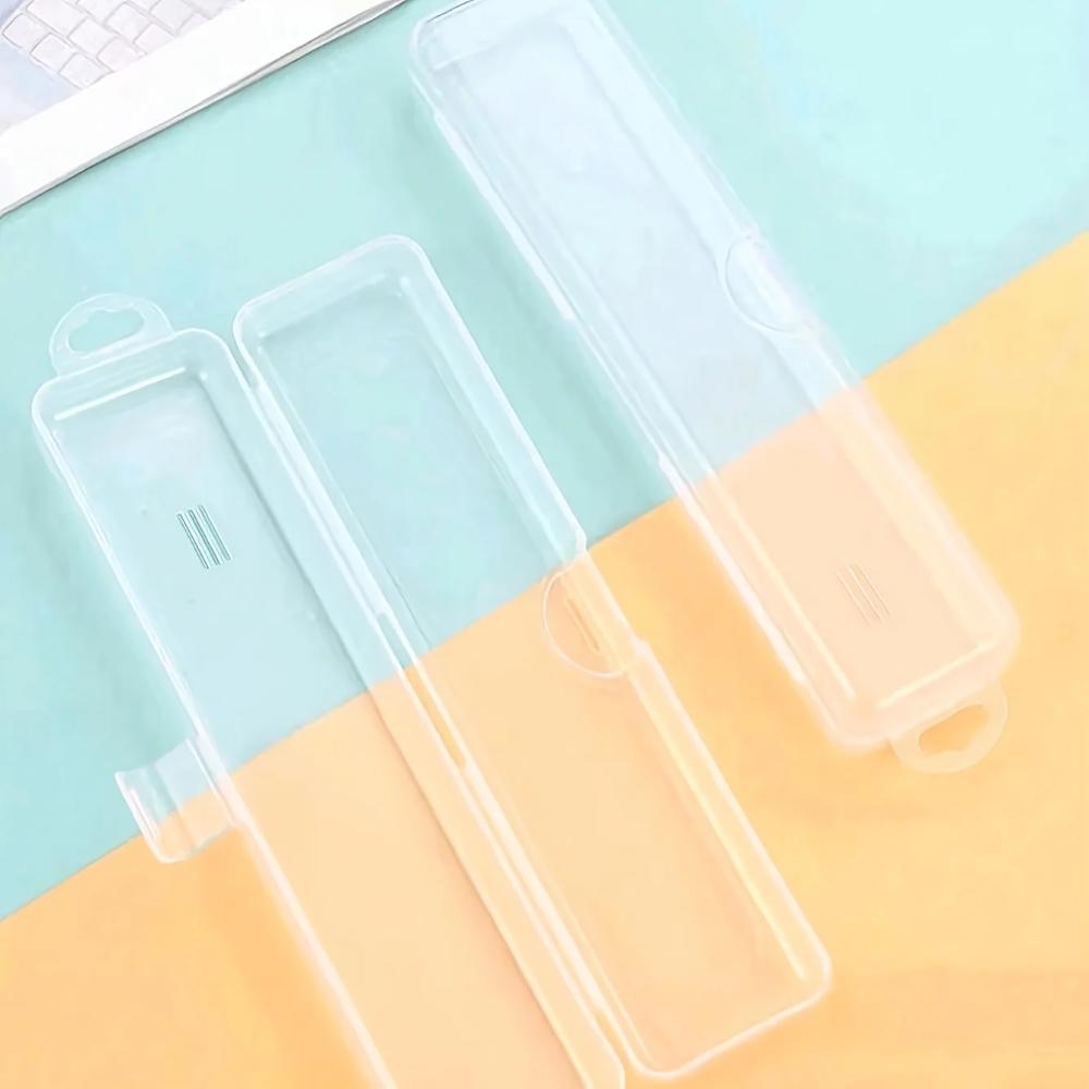 1Pcs Portable Transparent Toothbrush Box Breathable Travel Toothbrush Case Plastic Toothbrush Case For Outdoor Travel Acessories