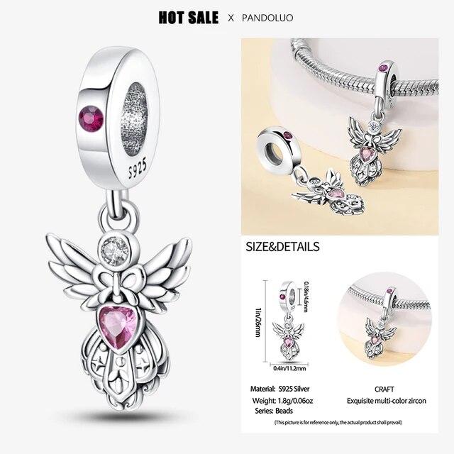 Charms 925 Original FitNew 925 Original Charm Bracelet Women 925 Silver Pendant Beads DIY Jewelry Gift