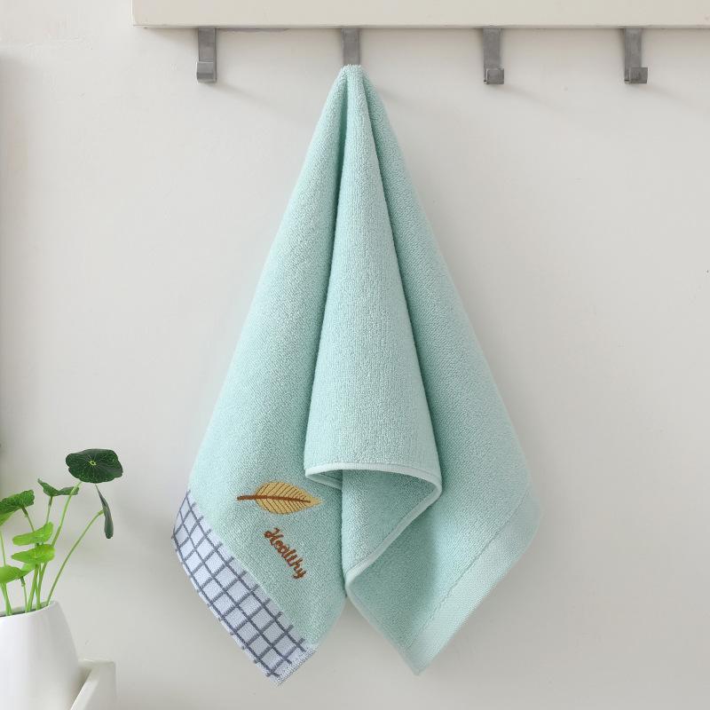 Premium Cotton Leaves Towel Set Ultra Absorbent Lint-Free Quick Dry Lightweight Bath And Hand Towels for Home 1/4/6pcs Options